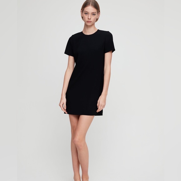 Aritzia Babaton Black Patricio Dress Size 4 - Picture 10 of 12